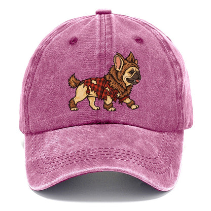 One French Bulldog In Halloween Costume Werewolf With Tufted Fur Patches And Small Fangs Halloween Dog Parade Classic Cap – Dusty Rose