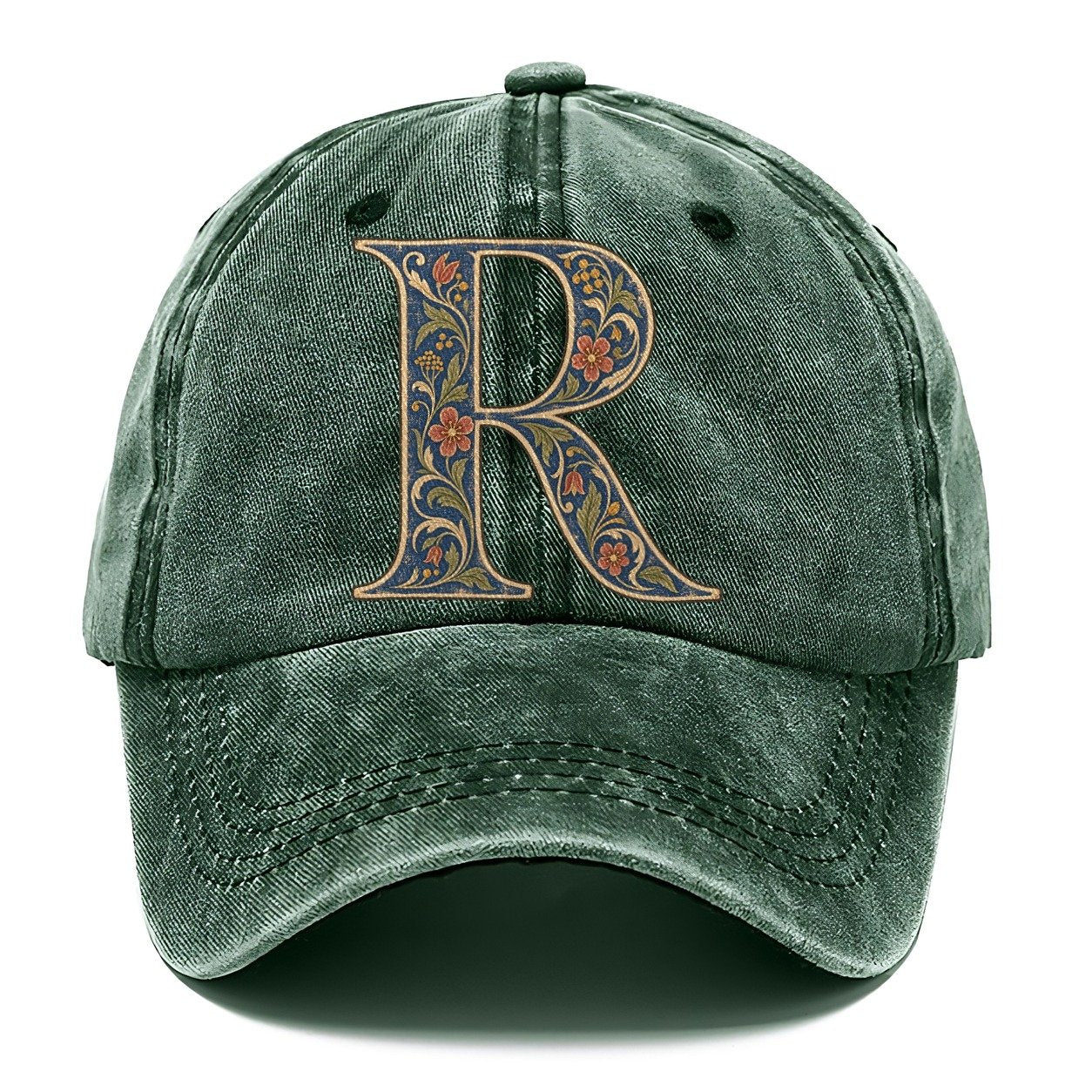 Wildflower R Monogram Classic Cap – Forest Mist