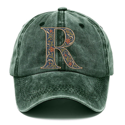 Wildflower R Monogram Classic Cap – Forest Mist