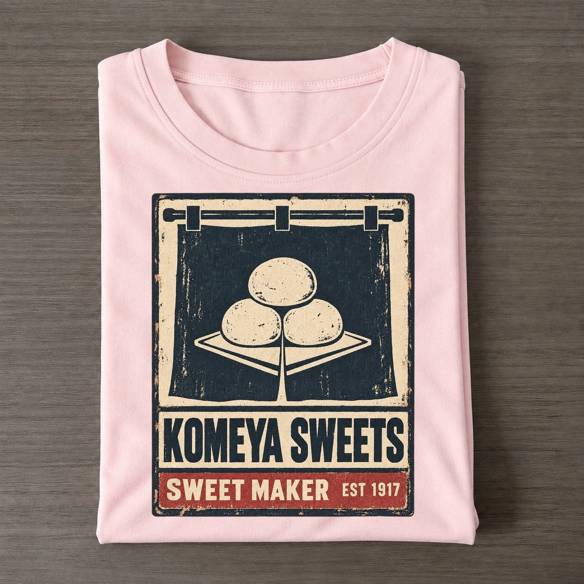 Komeya Sweet Shop Noren Trade Co Classic T-shirt – Pink