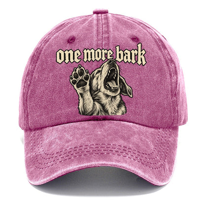 A Dog Head Mid Howl With One Front Paw Raised To The Viewer Bark For Me Classic Cap – Dusty Rose