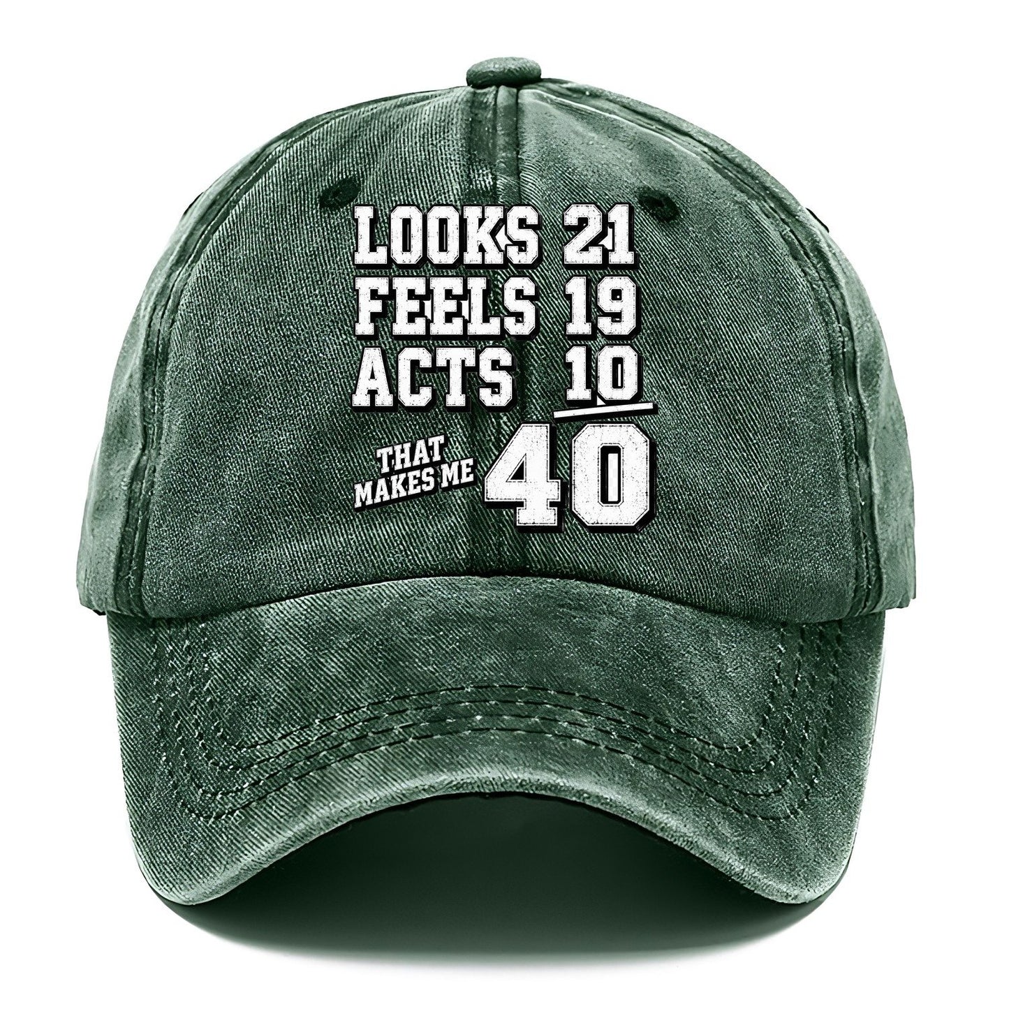 Looks Feels Acts 40 Classic Cap – Forest Mist