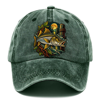Snook Night Hunter Fishing Club Classic Cap – Forest Mist