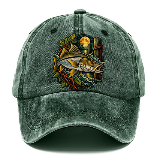 Snook Night Hunter Fishing Club Classic Cap – Forest Mist
