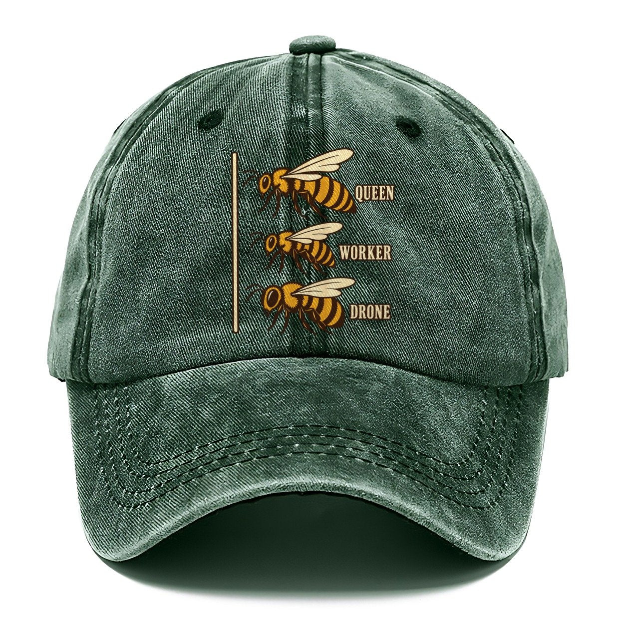 Three Castes Plate Beekeeping Classic Cap – Forest Mist