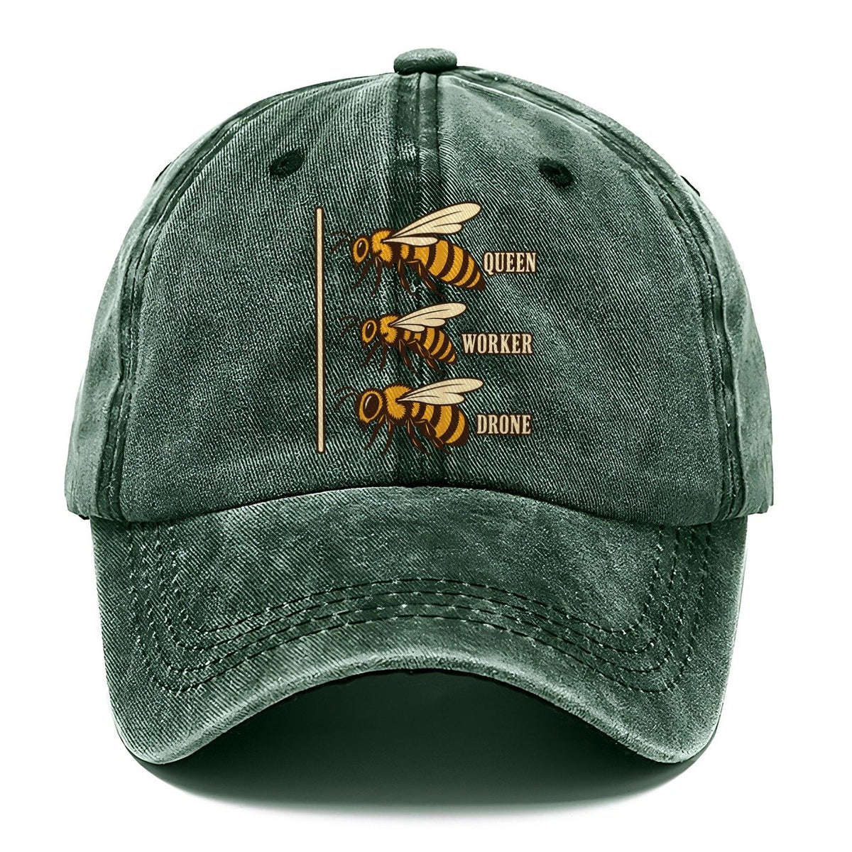 Three Castes Plate Beekeeping Classic Cap – Forest Mist