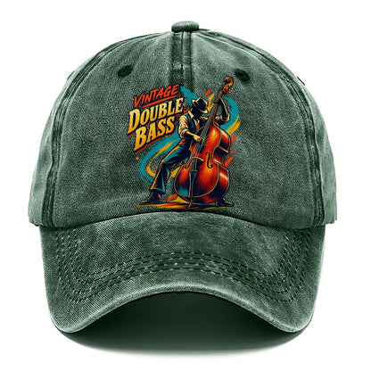 Vintage Double Bass Music Instruments Classic Cap – Forest Mist