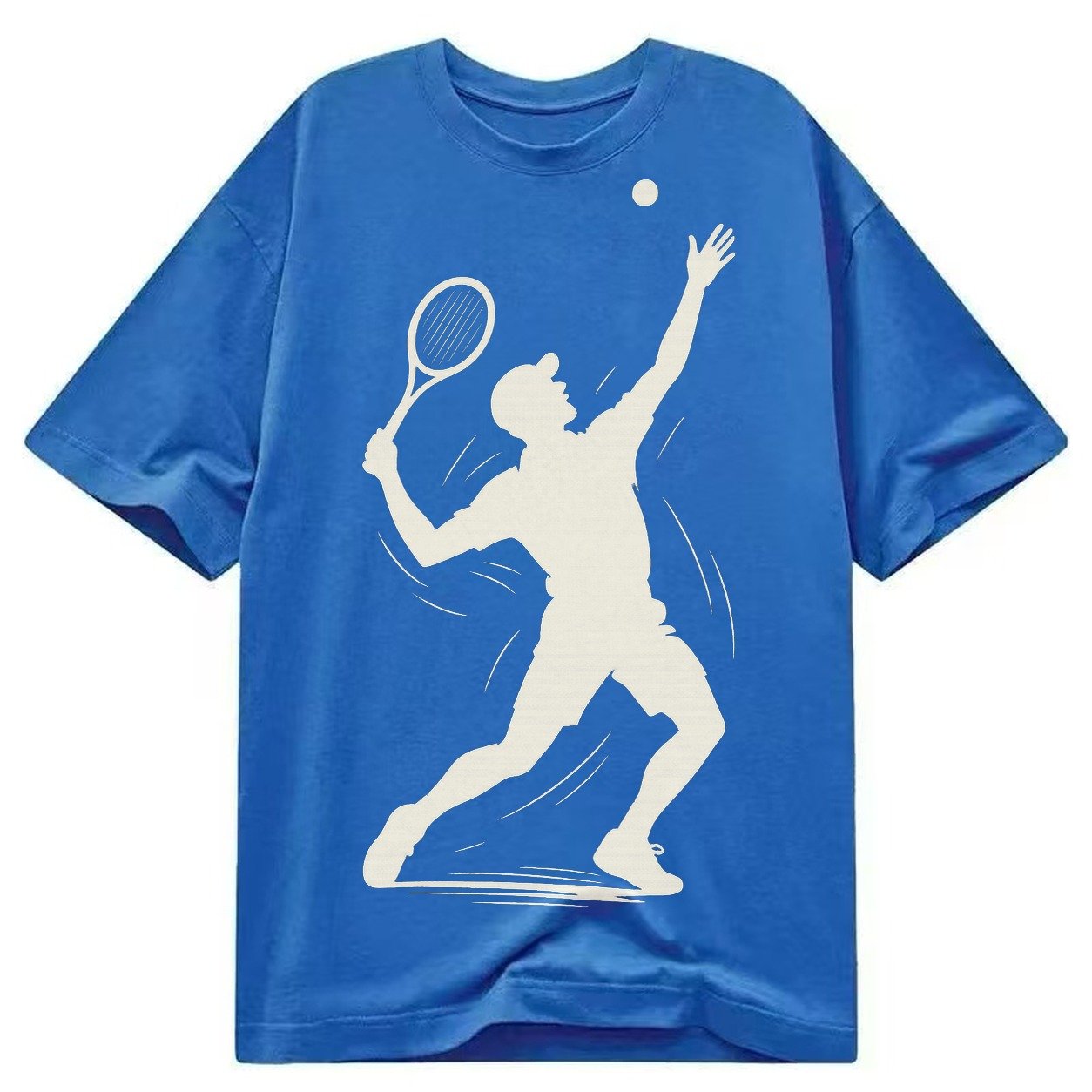 Tennis Player Dynamic Serve B36973 Classic T-shirt – Blue