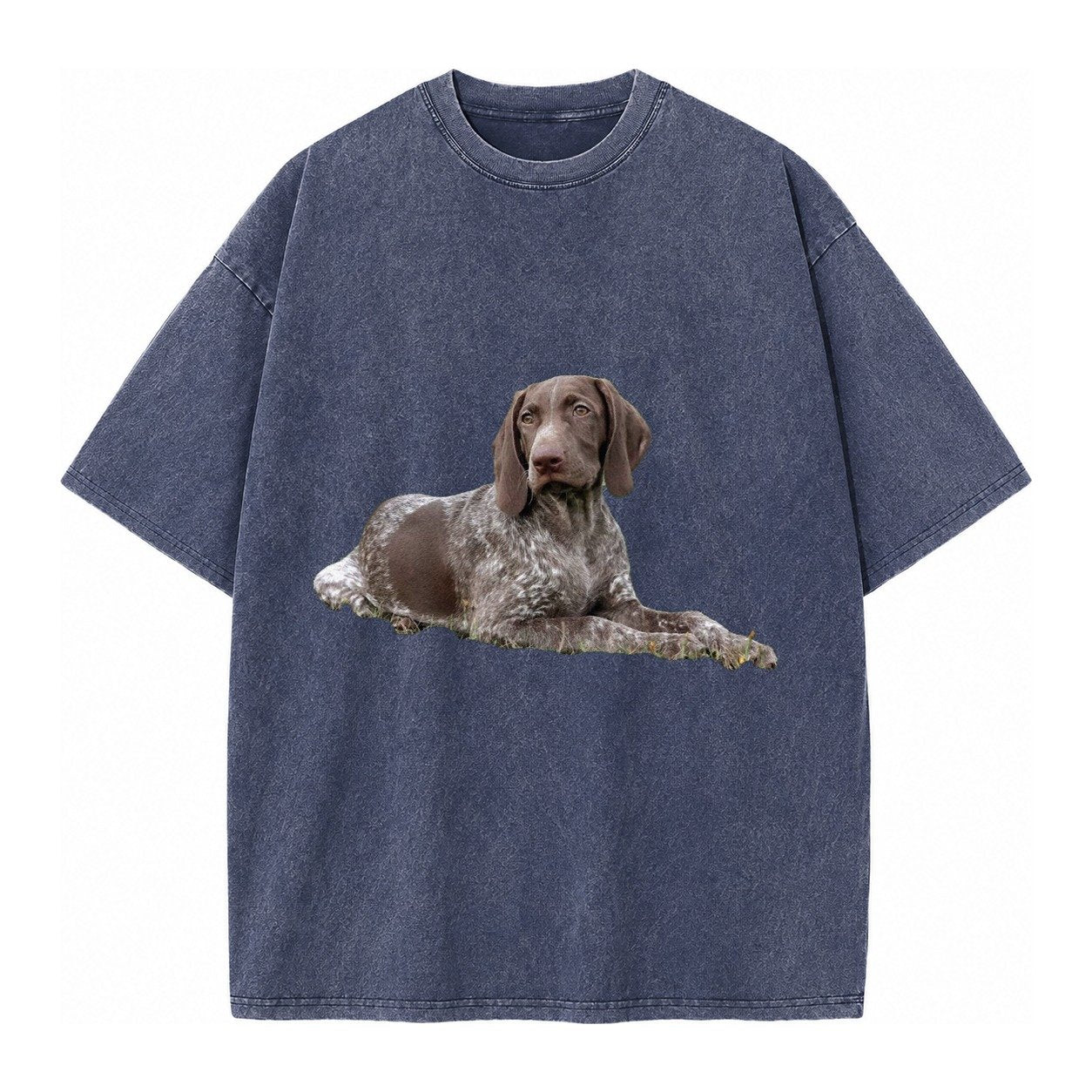 German Shorthaired Pointer 2 Vintage T-shirt – Blue