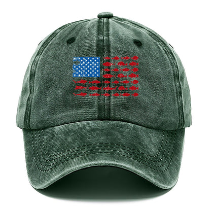 Fish Flag Logo Classic Cap – Forest Mist