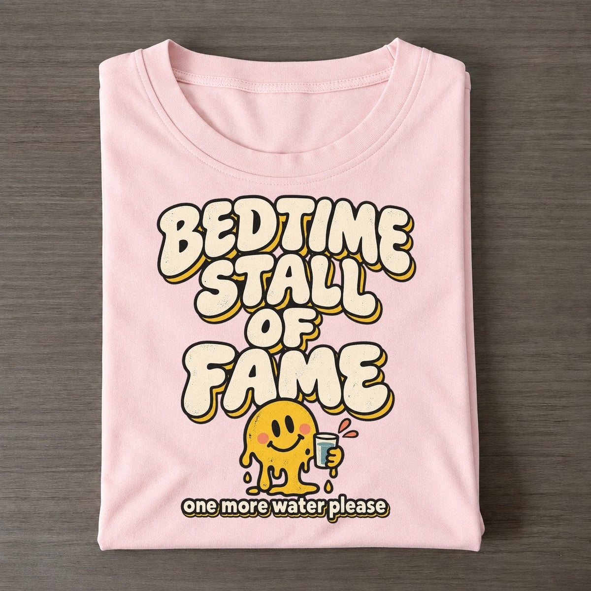 Bedtime Stallers Running On Fumes Club Classic T-shirt – Pink