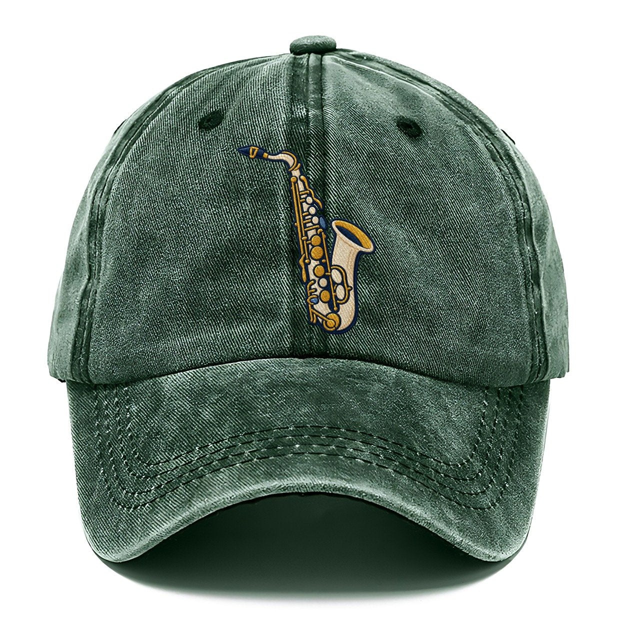 Saxophone Tiny Solo Marks Classic Cap – Forest Mist