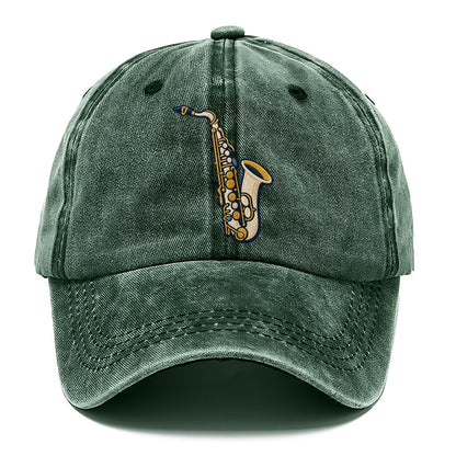 Saxophone Tiny Solo Marks Classic Cap – Forest Mist