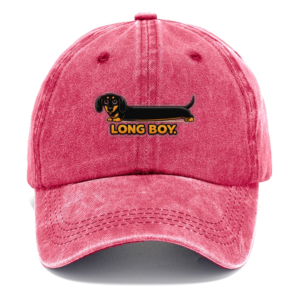 Long Dachshund Off Classic Cap – Pomegranate Blush