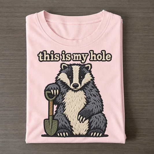 This Is My Hole Strongly Worded Classic T-shirt – Pink