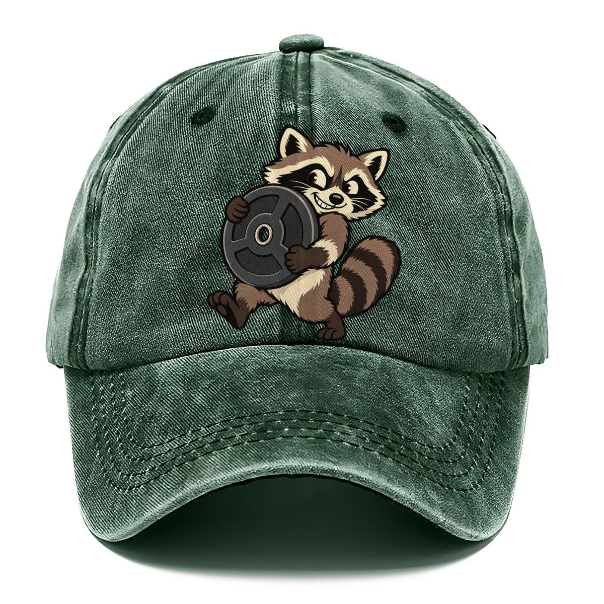 Raccoon Plate Thief Animal Lifters Classic Cap – Forest Mist