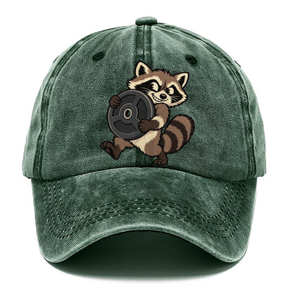 Raccoon Plate Thief Animal Lifters Classic Cap – Forest Mist