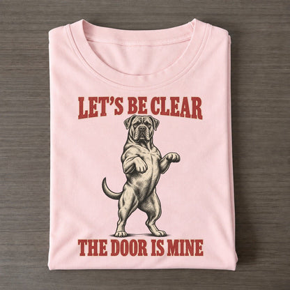 Cane Corso Dog Declarations Classic T-shirt – Pink
