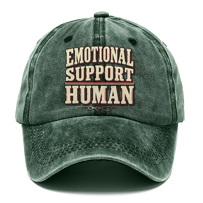 Emotional Support Human American Wit Classic Cap – Forest Mist