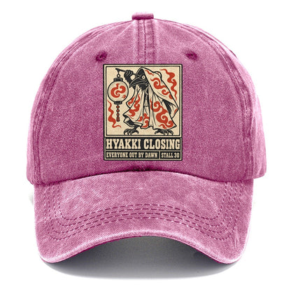 Hyakki Closing Yokai Night Market Classic Cap – Dusty Rose