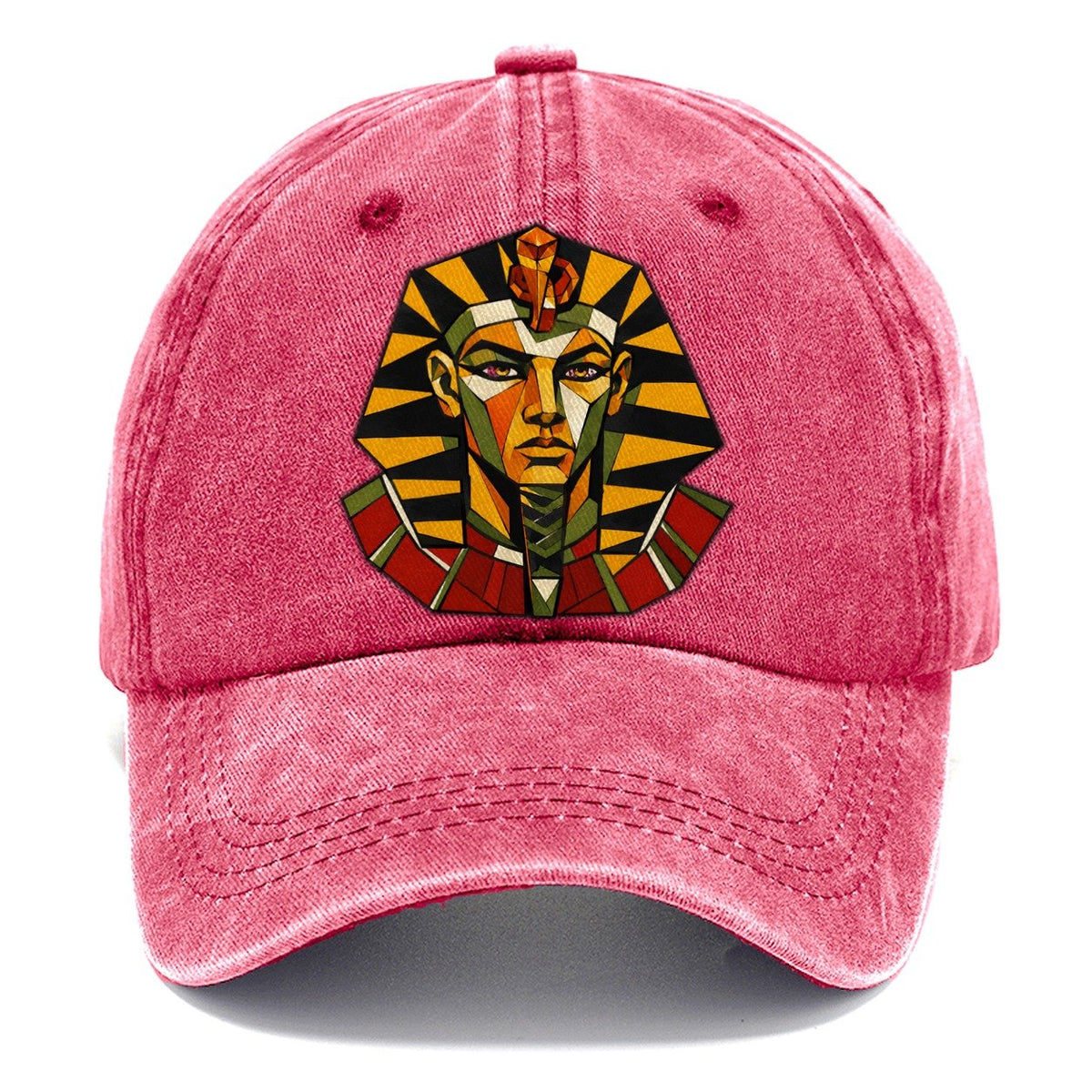 Pharaoh Nemes Portrait Classic Cap – Pomegranate Blush