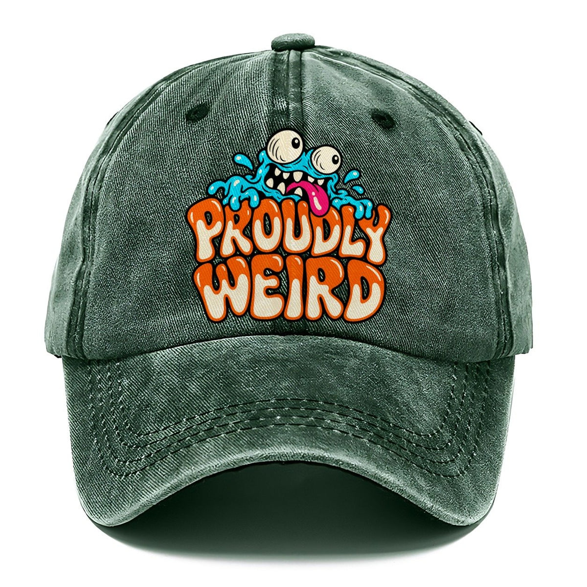 Proudly Weird Crazy Styles Classic Cap – Forest Mist