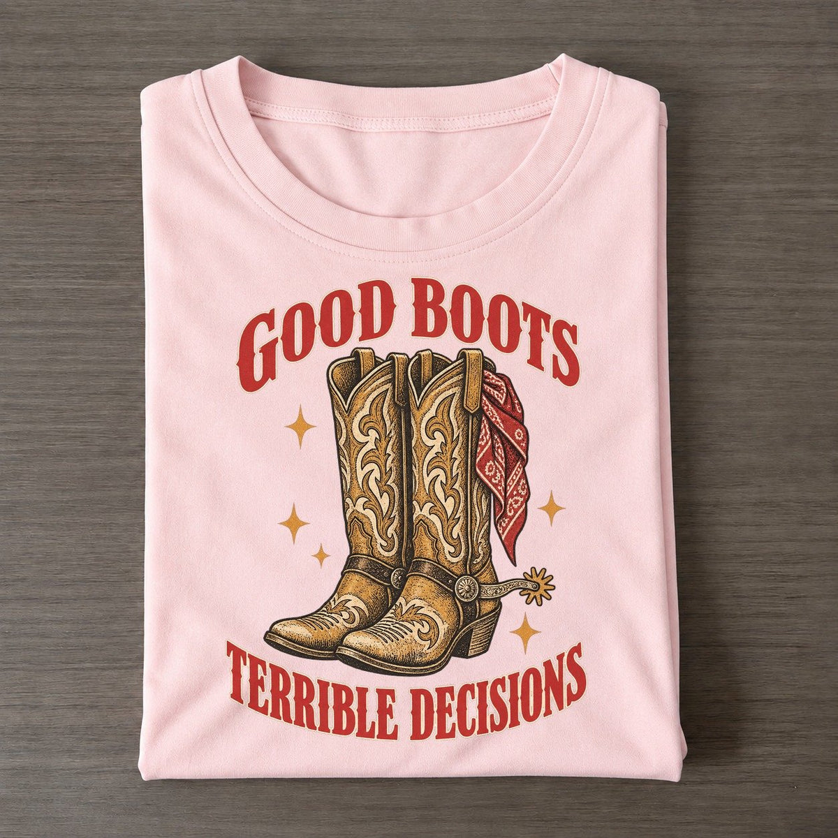 Terrible Decisions Unhinged Affirmations Classic T-shirt – Pink