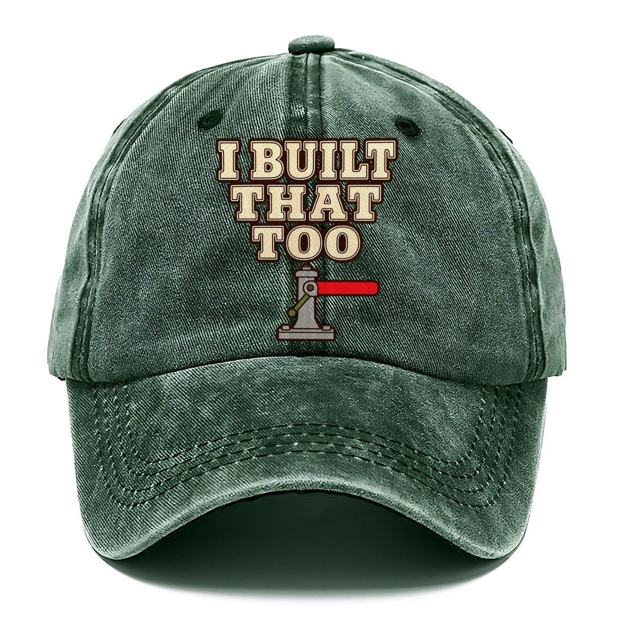 I Built That Too Model Railways Classic Cap – Forest Mist