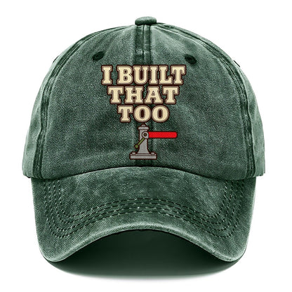 I Built That Too Model Railways Classic Cap – Forest Mist