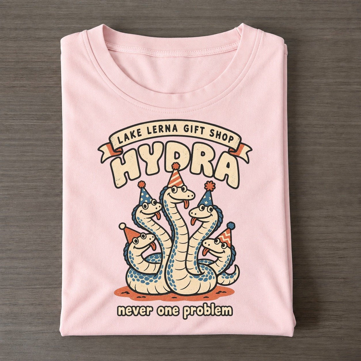 Hydra Olympus Gift Shop Classic T-shirt – Pink