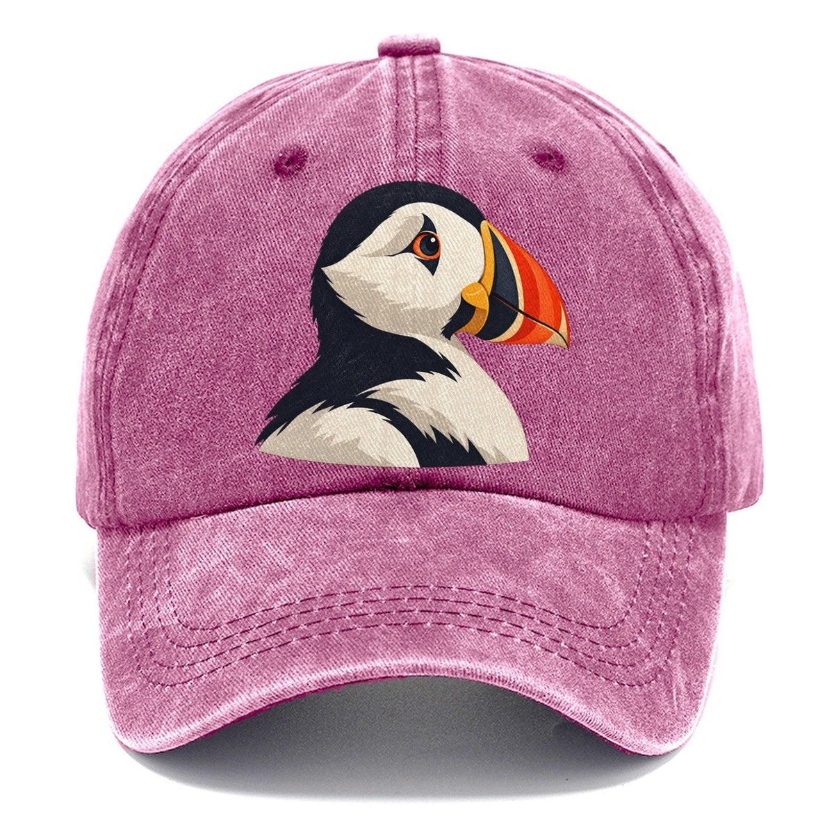 Puffin Portrait Classic Cap – Dusty Rose