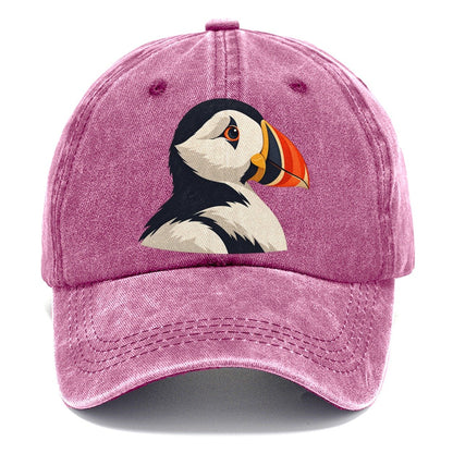 Puffin Portrait Classic Cap – Dusty Rose
