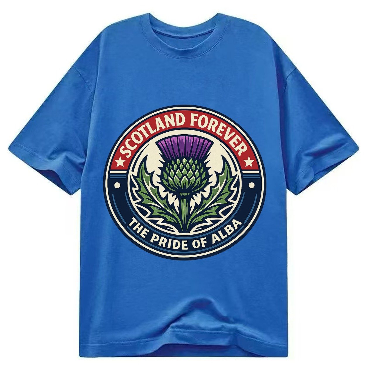 Highland Heritage Emblem 3c22fce65d34 1770440654247 Classic T-shirt – Blue