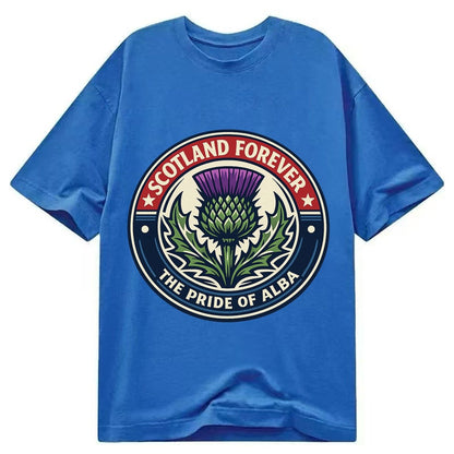 Highland Heritage Emblem 3c22fce65d34 1770440654247 Classic T-shirt – Blue