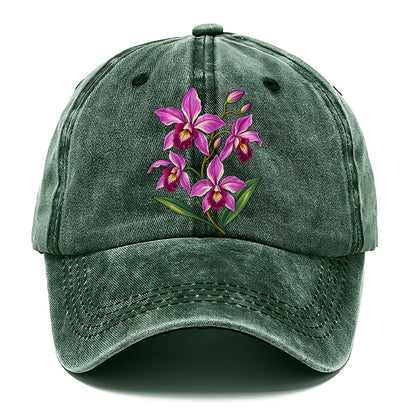 Queensland Cooktown Orchid Australia Cultural Icons Classic Cap – Forest Mist