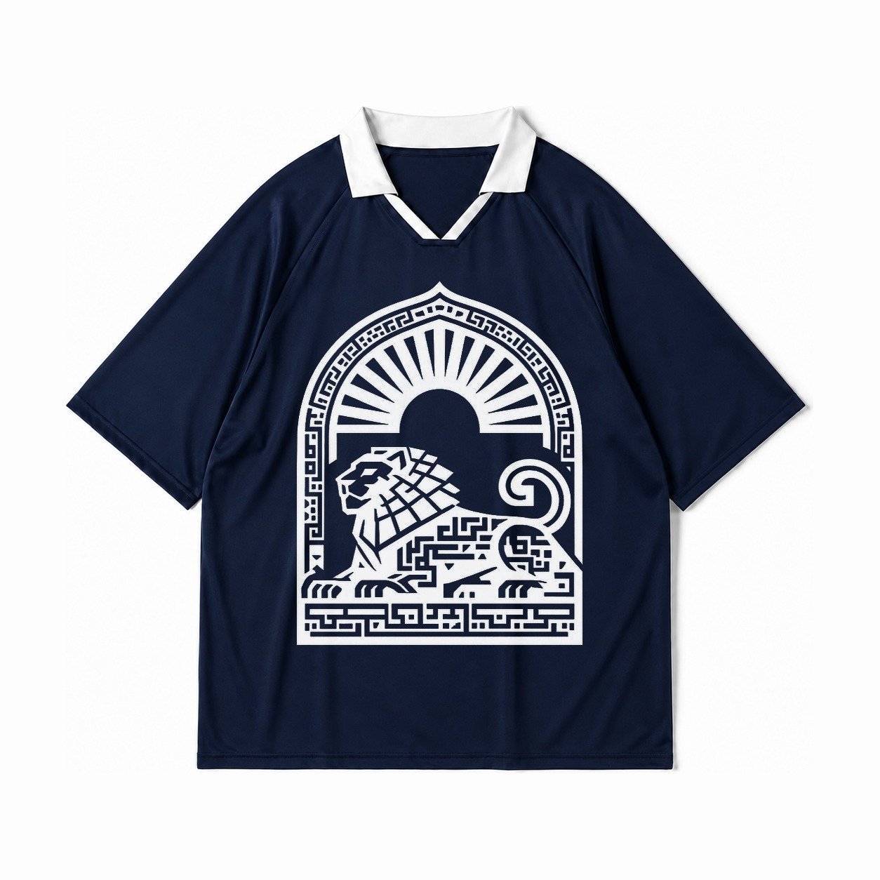 Persian Lion Arch Collar Jersey – Navy