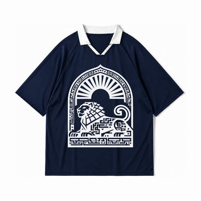 Persian Lion Arch Collar Jersey – Navy