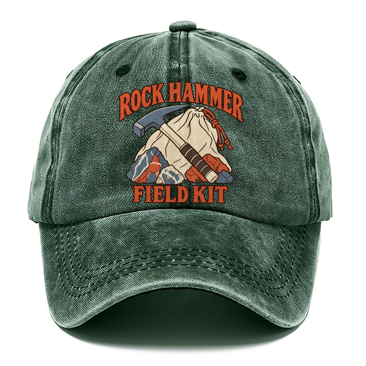 Rock Hammer Field Kit Rocks And Minerals Classic Cap – Forest Mist