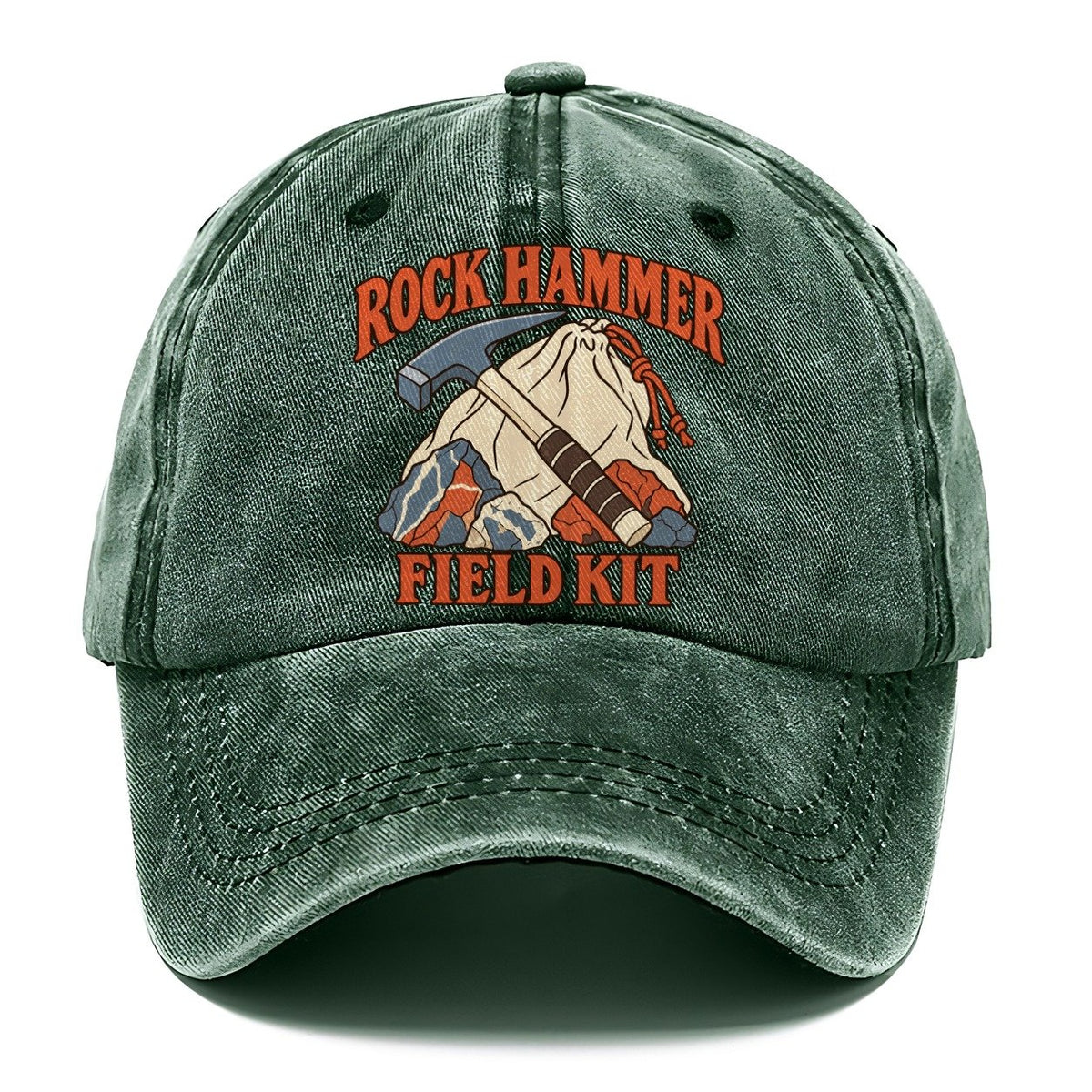 Rock Hammer Field Kit Rocks And Minerals Classic Cap – Forest Mist