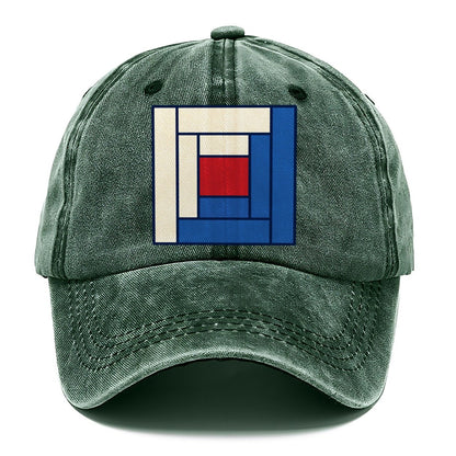 Log Cabin Block Study Sewing And Quilting Classic Cap – Forest Mist