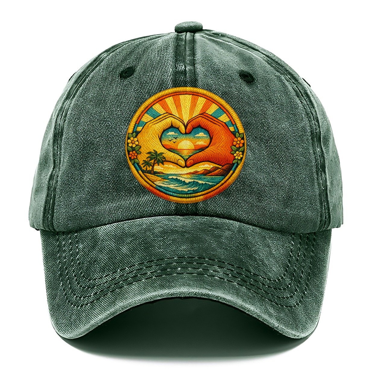Golden Peace Classic Cap – Forest Mist