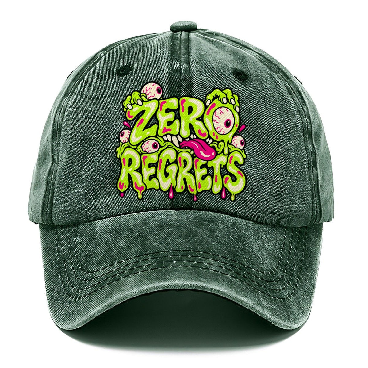 Zero Regrets Crazy Styles Classic Cap – Forest Mist