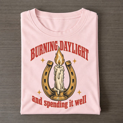 And Spending It Well Unhinged Affirmations Classic T-shirt – Pink