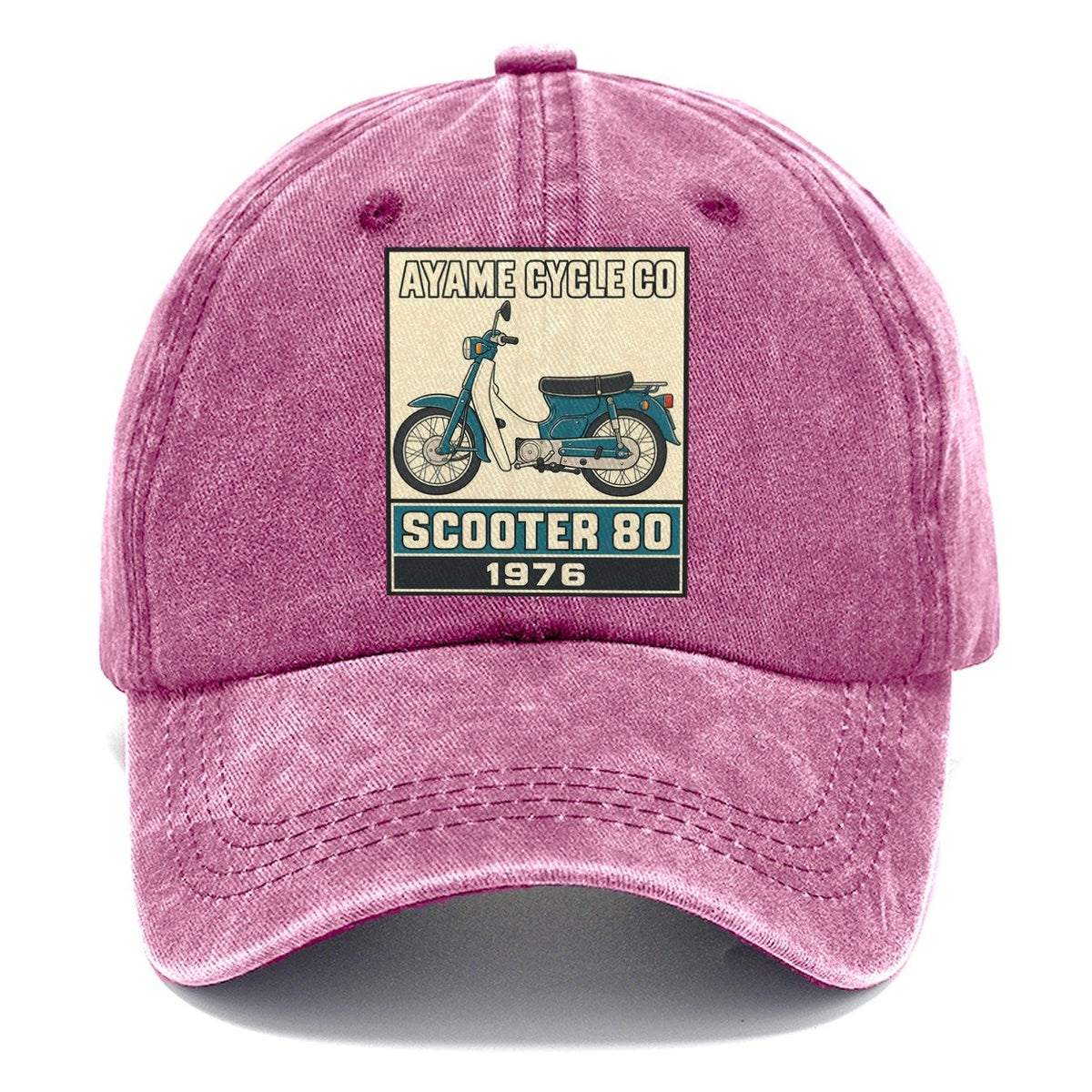 Ayame Scooter 80 Showa Speed Plates Classic Cap – Dusty Rose