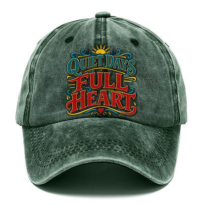 Quiet Days Full Heart Retired Living Classic Cap – Forest Mist