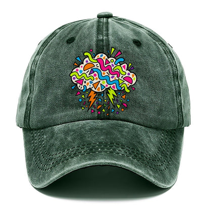 Squiggle Storm Crazy Styles Classic Cap – Forest Mist