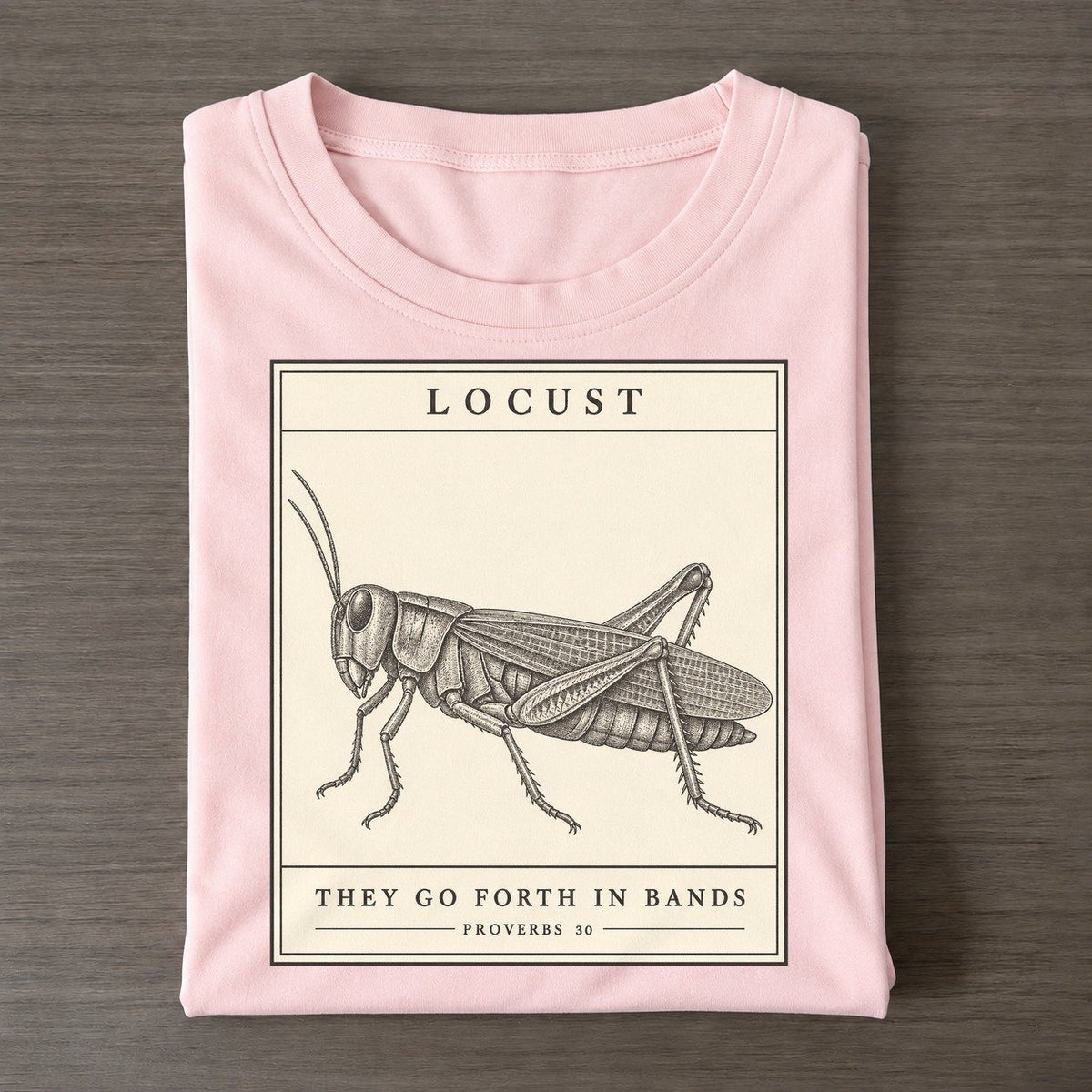 Locust Specimen Plate Creature Canticle Classic T-shirt – Pink