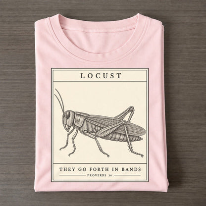 Locust Specimen Plate Creature Canticle Classic T-shirt – Pink