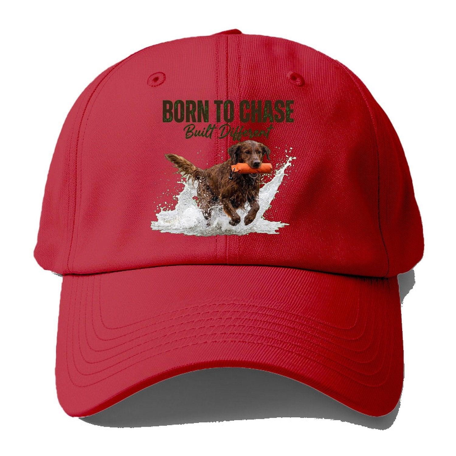 Born To Chase Baseball Cap – Red