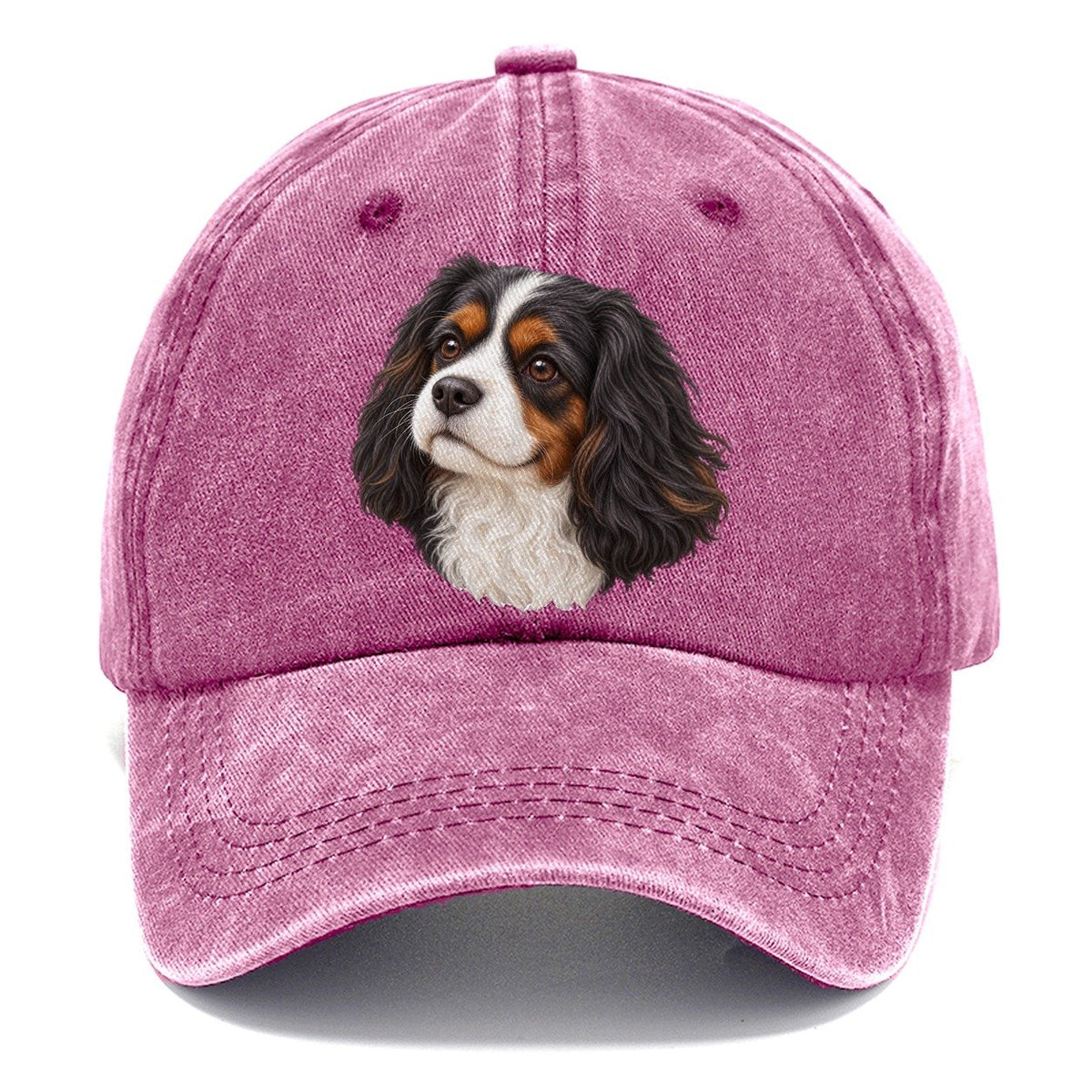 Cavalier Tricolour Smile Pastimes Companions Classic Cap – Dusty Rose